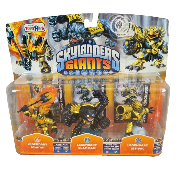 Skylanders Giants Activision Legendary Ignitor Slam Jam Jet Vac Toys To Life - Picture 1 of 14